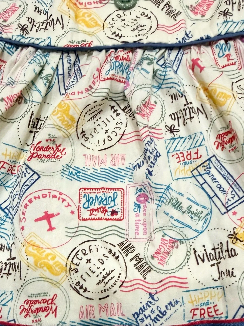 Matilda Jane Wish You Were Around the World Tunic Girls Size 4 NWOT
